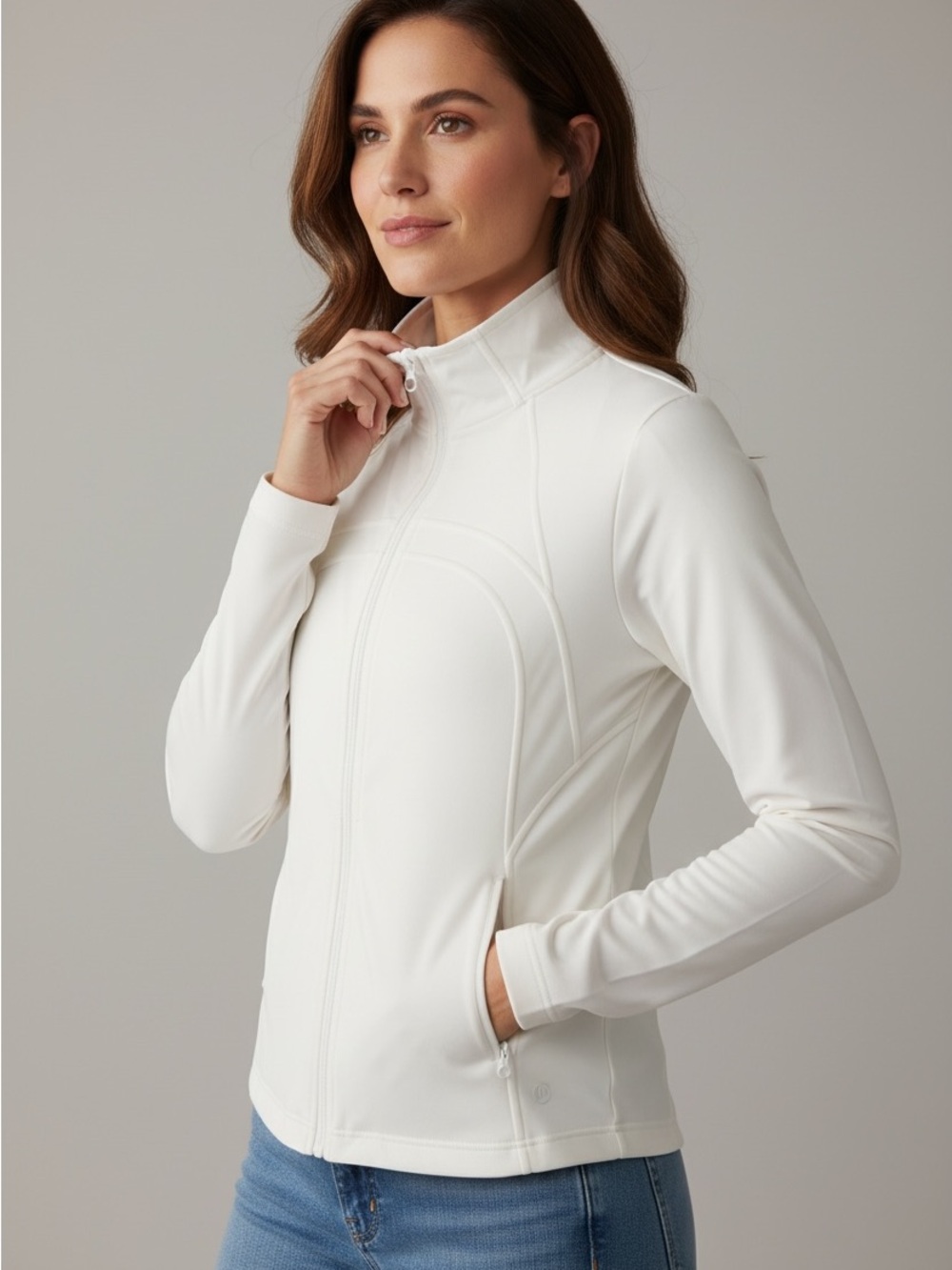 Cloudveil White Lightweight Jacket Size Large